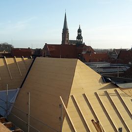 Renovierung Musikhochschule Dach geschlossen